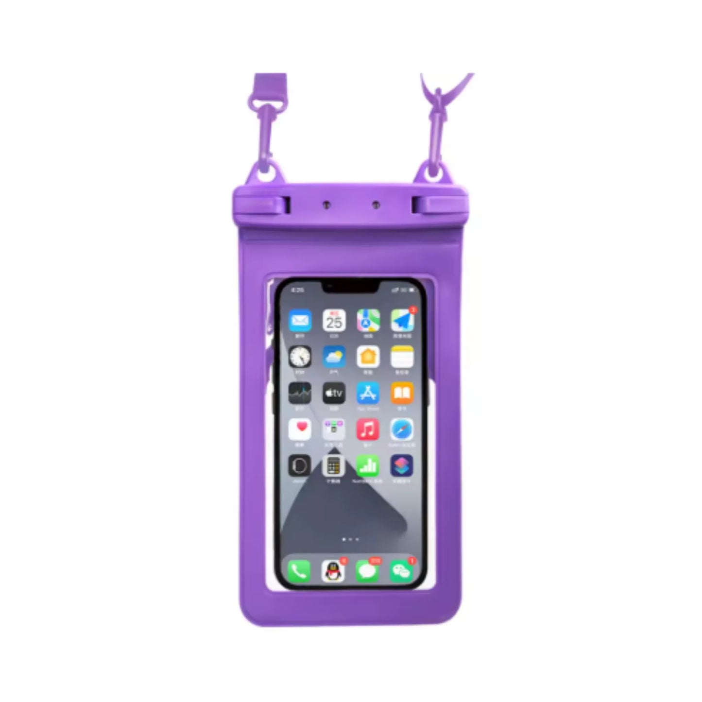 Étui étanche pour téléphone portable, vue complète